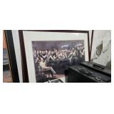 FRAMED POOL / BILLARD PICTURE
