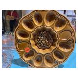 CERAMIC EGG PLATTER VINTAGE
