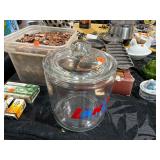 GLASS LANCE JAR WITH LID