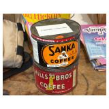 VINTAGE COFFEE TINS