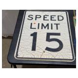 SPEED LIMIT SIGN