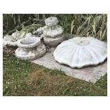 CONCRETE BIRD BATH