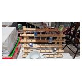 WOODEN SPOOL THREAD HOLDER