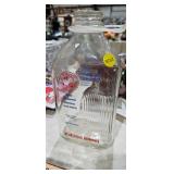 VINTAGE GLASS MILK JUG