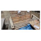 WOODEN PORCH SWING