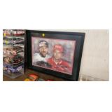 FRAMED NASCAR PICTURE