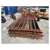 LOT OF (10) 10’ CORRAL PANELS