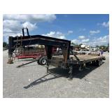 GOOSENECK FLATBED TRAILER