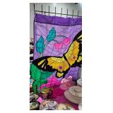 BUTTERFLY GARDEN BANNER FLAG