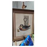 FRAMED DUCK PICTURE