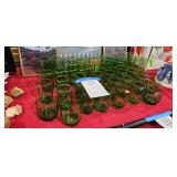 GREEN DRINKING GLASSES LOT