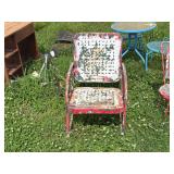 VINTAGE METAL PATIO CHAIR