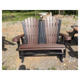PATIO GLIDER ADIRONDACK