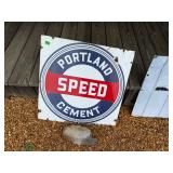 PORTLAND SPEED CEMENT SIGN