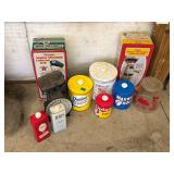 VARIOUS CANISTERS, TINS, HANSON SCALE