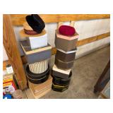 VARIOUS HAT BOXES