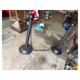 5 POLE PLASTIC BARRIER