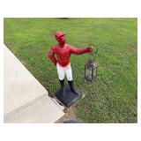 LAWN JOCKY STATUE