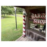 ELECTRIC BARBER LIGHT POLE