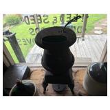 VINTAGE CAST IRON STOVE