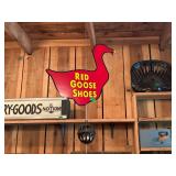 RED GOOSE SHOES SIGN