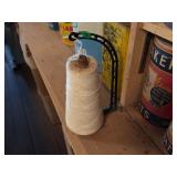 ANTIQUE CAST IRON STRING HOLDER