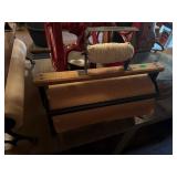 VINTAGE PAPER CUTTER / ROLL OF PAPER