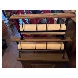 VINTAGE PAPER CUTTERS WITH PAPER