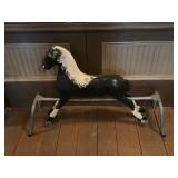 VINTAGE TOY RIDING HORSE