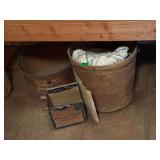 CARDBOARD CANDY PAIL, CIGAR BOX, PAIL,