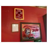 DR PEPPER CLOCK / PEPSI MIRROR