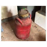 ELLISCO 5 GAL RED METAL CAN