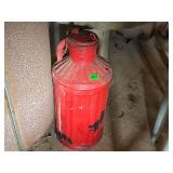 VINTAGE 5 GAL METAL GAS CAN