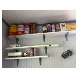 LOT OF TOY TRUCKS AND CANS