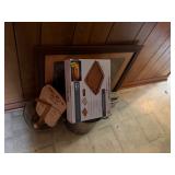 FRAMED PRINT, ICE BUCKET, POT, ETC