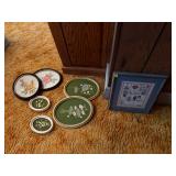 FRAMED NEEDLEPOINT PIECES