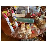 LOT OF CANDLES, HOLDERS, AND WARMERS