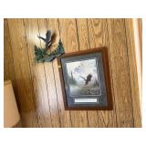 FRAMED BIRD PICTURE