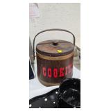WOODEN COOKIE JAR