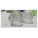 GLASS REFRIGERATOR DISHES