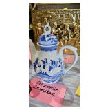 BLUE AND WHITE PITCHER