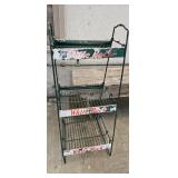 WHITE ROCK METAL DISPLAY SHELF
