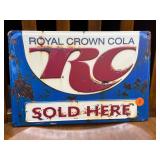 RC COLA METAL SIGN