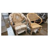 PATIO CHAIRS WICKER