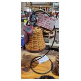 CHRISTMAS LONGABERGER BASKET AND STAND