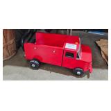 WOODEN RED TRUCK