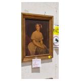FRAMED JENNY LIND PICTURE