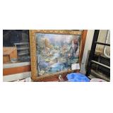 FRAMED THOMAS KINKADE PICTURE