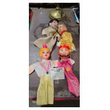 VINTAGE HAND PUPPET LOT