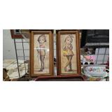 VINTAGE BOY AND GIRL PICTURE DECOR